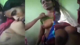 Village lesbian aunties boob sucking scissor sex